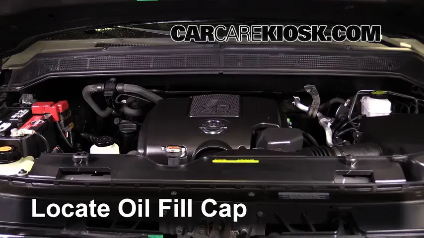 2013 Nissan Titan SV 5.6L V8 Crew Cab Pickup Oil